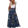 Blue Floral Printed