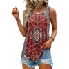 Zeagoo Womens Tank Tops Sleeveless Pleated Crew Neck Summer Tunic Tops Dressy Loose Fit Business Casual Blouses 2026(Mz870)