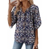 Navy Floral Mz869