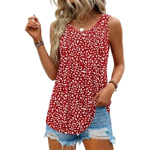Zeagoo Womens Tank Tops Sleeveless Pleated Crew Neck Summer Tunic Tops Dressy Loose Fit Business Casual Blouses 2026(Jh590)