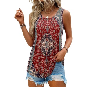 Zeagoo Womens Tank Tops Sleeveless Pleated Crew Neck Summer Tunic Tops Dressy Loose Fit Business Casual Blouses 2026(Mz870)