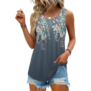Zeagoo Womens Tank Tops Sleeveless Pleated Crew Neck Summer Tunic Tops Dressy Loose Fit Business Casual Blouses 2026(Wf71)