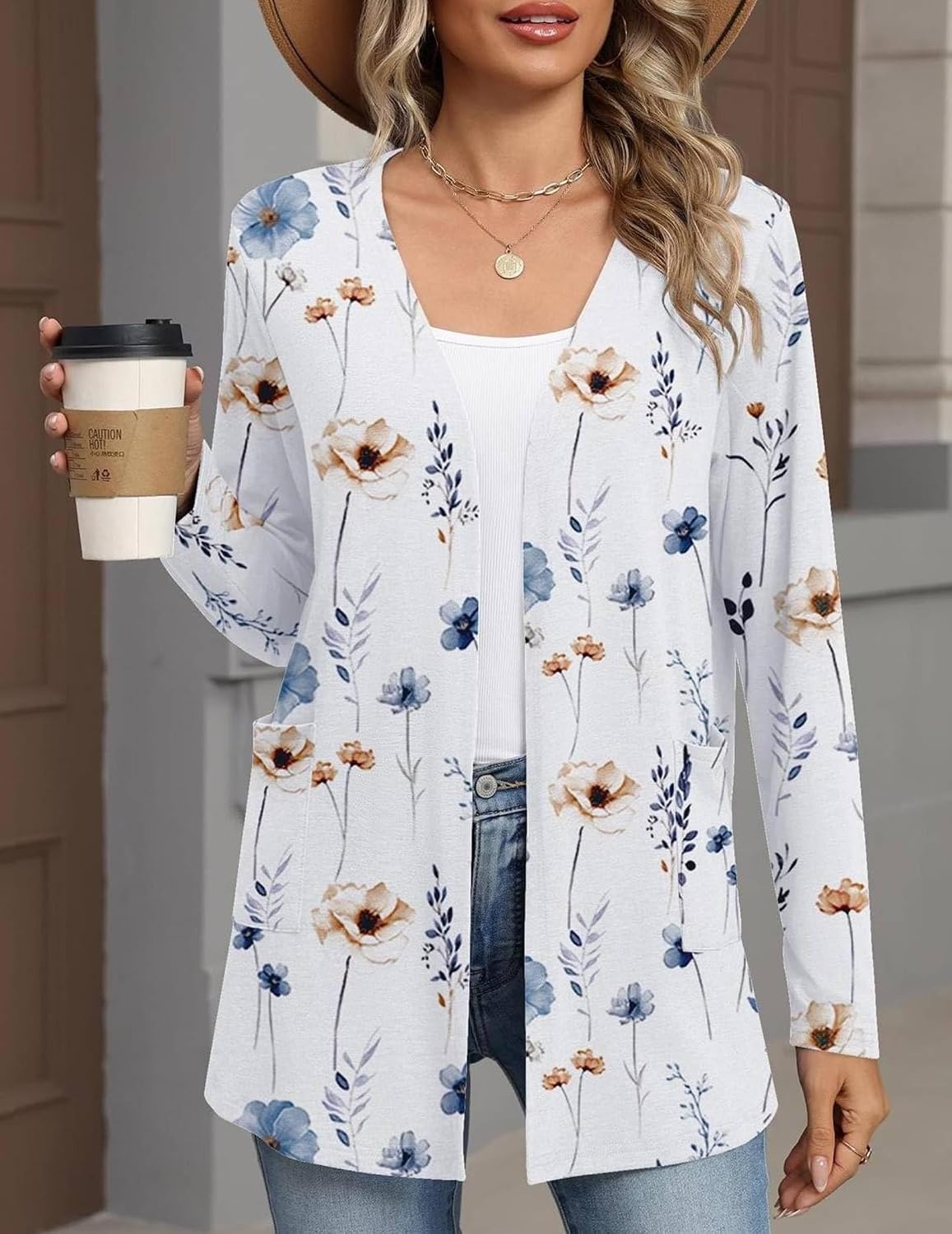 image:imageZeagoo Cardigan Sweaters for Women 2026 Loose Fit Lightweight Fall OutfitsBf290