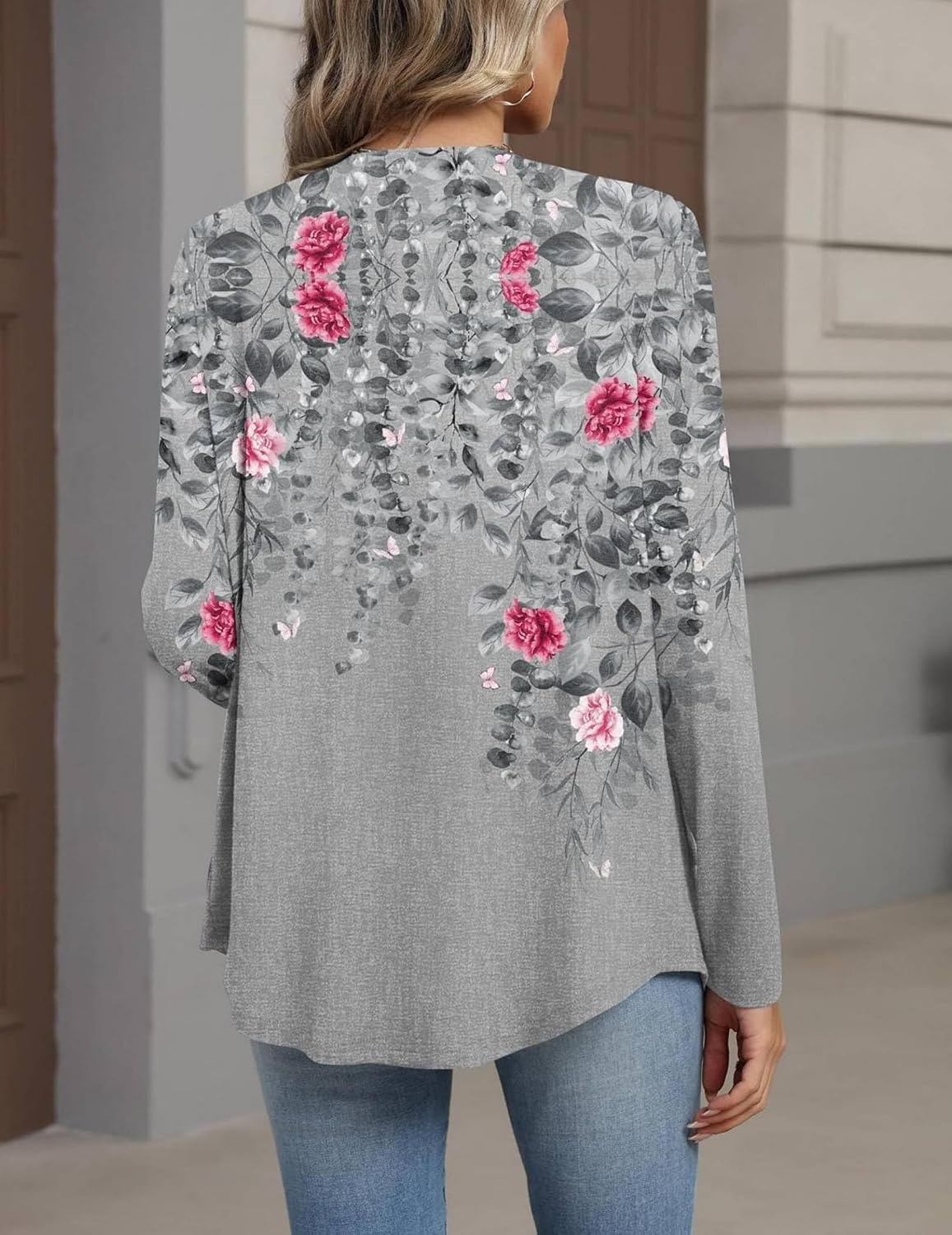image:imageZeagoo Cardigan Sweaters for Women 2026 Loose Fit Lightweight Fall OutfitsHf36
