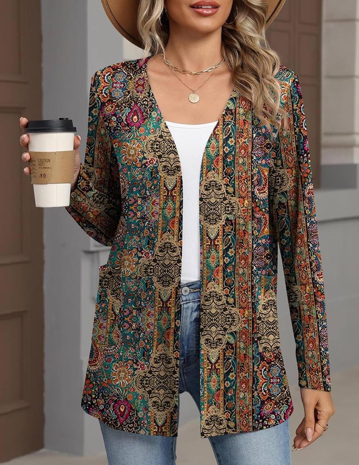 image:imageZeagoo Cardigan Sweaters for Women 2026 Loose Fit Lightweight Fall OutfitsMz721