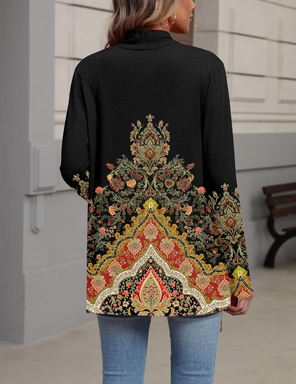 image:imageZeagoo Lightweight Cardigan for Women Long Sleeve Open Front CardigansMz933