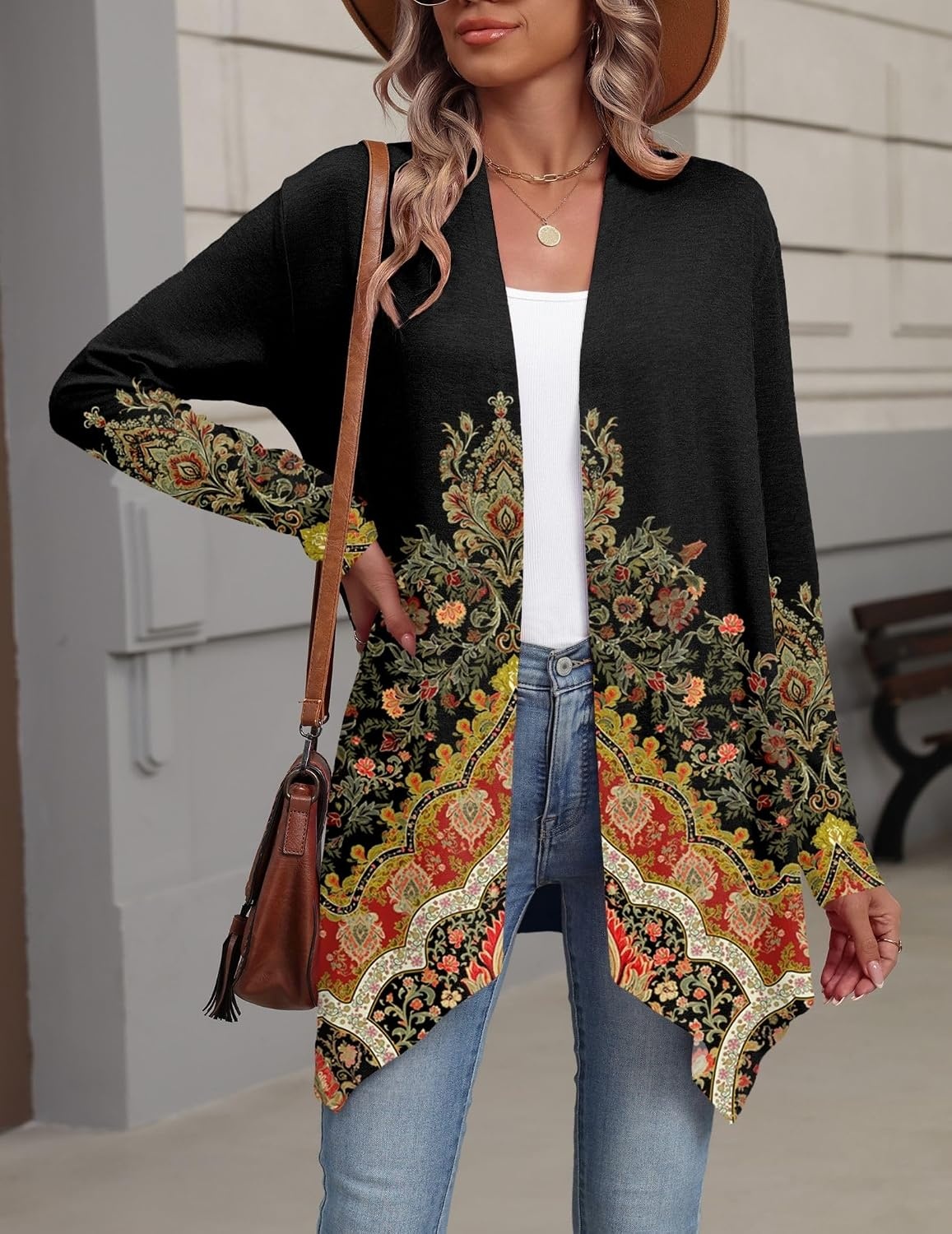 image:imageZeagoo Lightweight Cardigan for Women Long Sleeve Open Front CardigansMz933