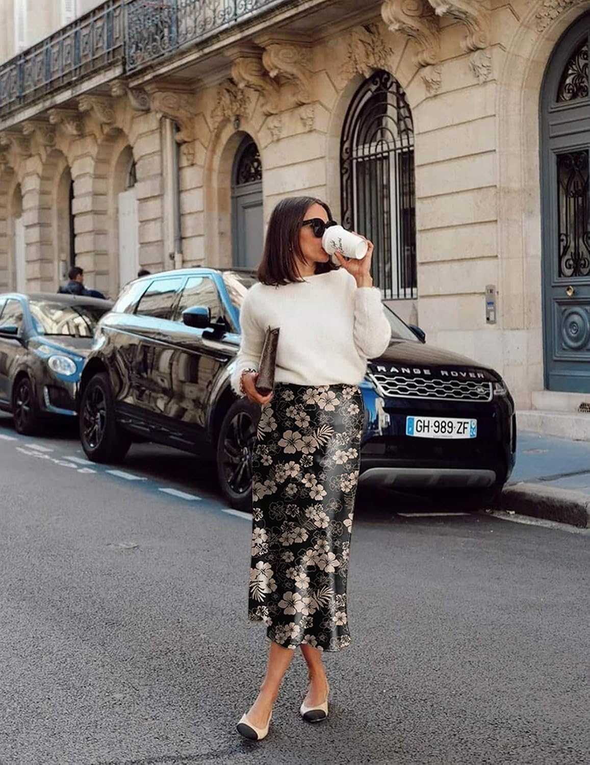 image:imageZeagoo Skirts for Women High Waist Skirt Elegant Midi Skirt SatinSf209