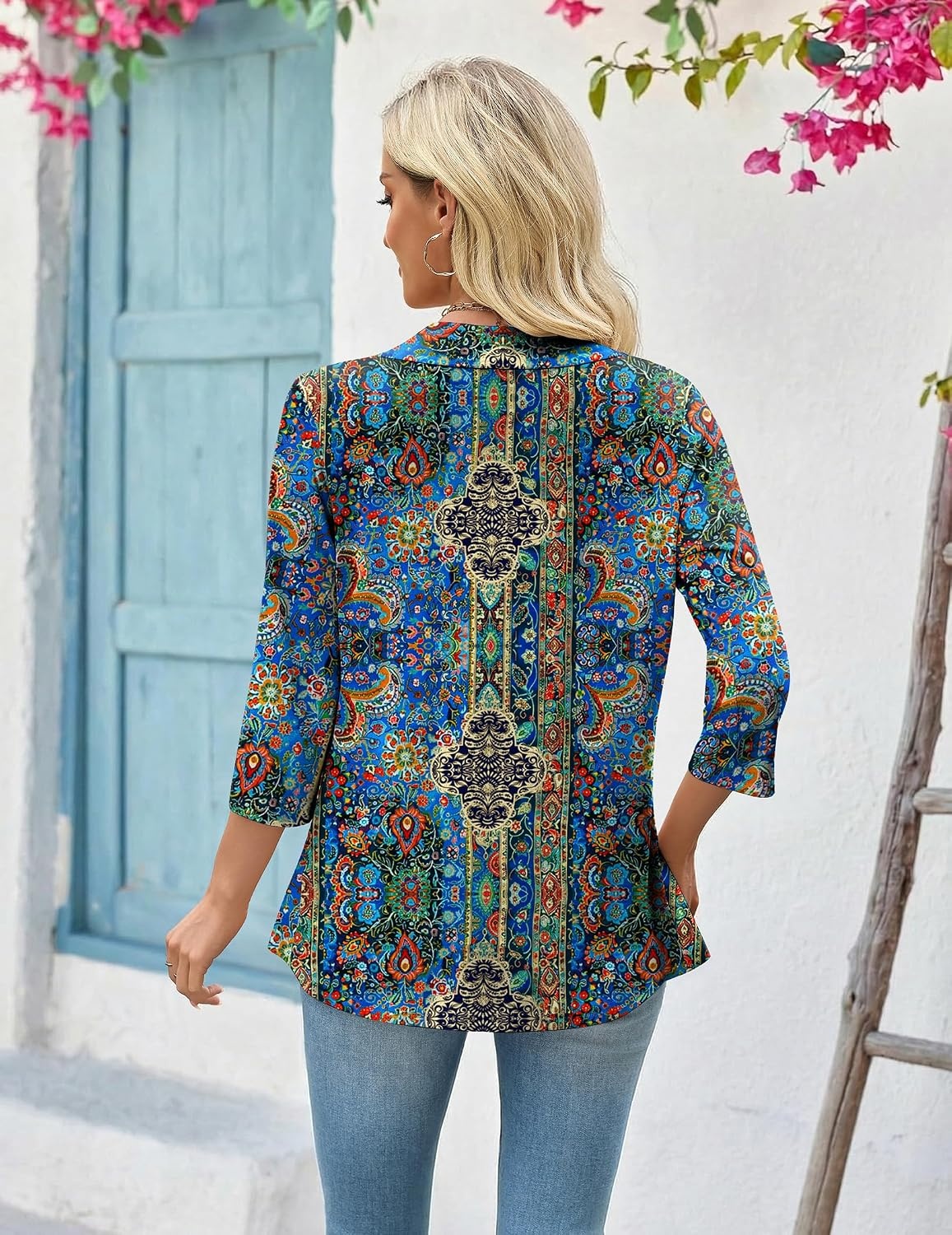 image:imageZeagoo Womens 2026 Summer 34 Sleeve Lightweight Cardigans Ruffles CoverupMz779