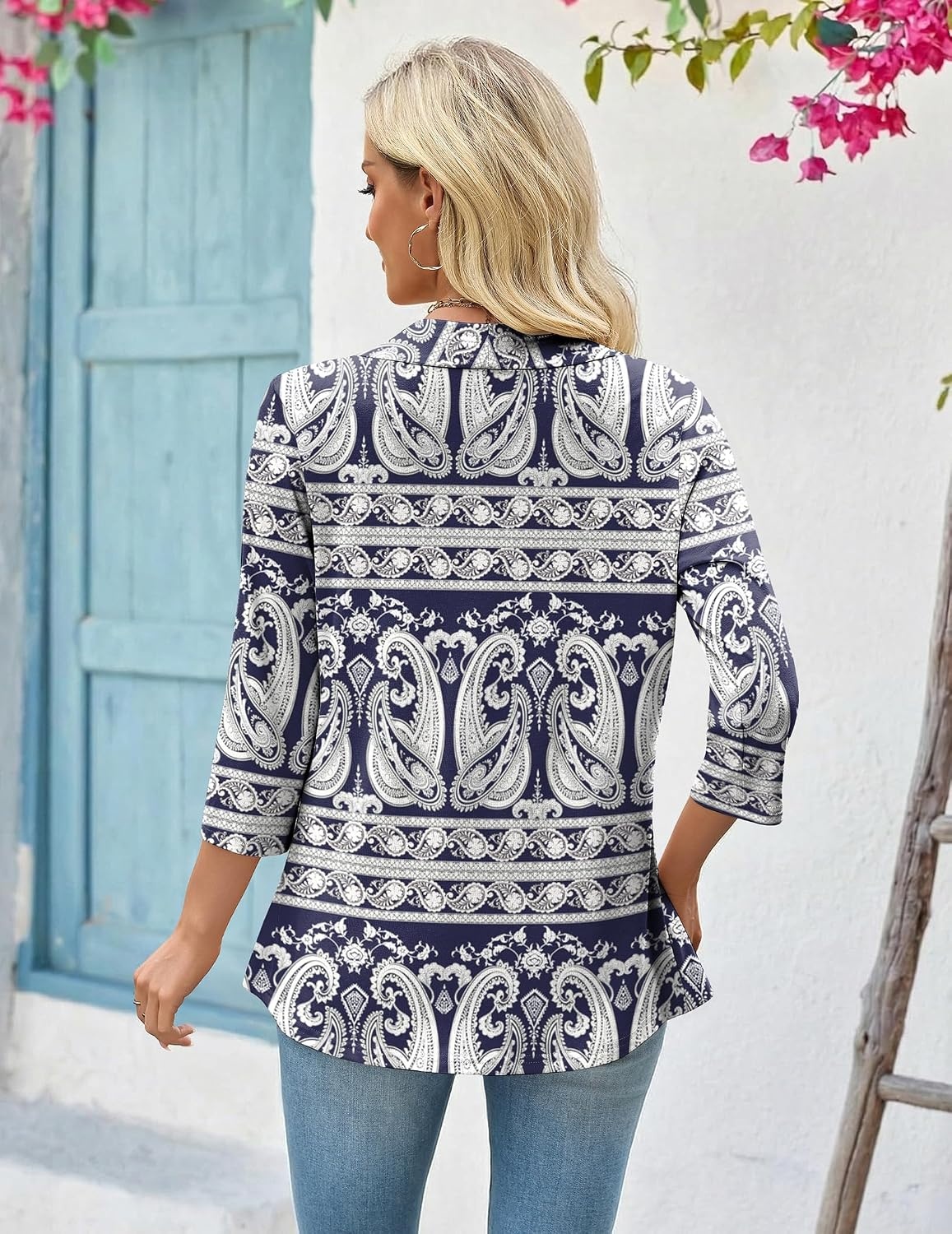 image:imageZeagoo Womens 2026 Summer 34 Sleeve Lightweight Cardigans Ruffles CoverupMz908