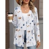 Zeagoo Cardigan Sweaters for Women 2026 Loose Fit Lightweight Fall Outfits(Bf290)