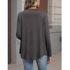 Zeagoo Cardigan Sweaters for Women 2026 Loose Fit Lightweight Fall Outfits(Grey)