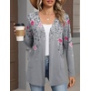Zeagoo Cardigan Sweaters for Women 2026 Loose Fit Lightweight Fall Outfits(Hf36)