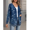 Zeagoo Cardigan Sweaters for Women 2026 Loose Fit Lightweight Fall Outfits(Mz845)