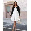 Zeagoo Cropped Cardigan Sweaters for Women Long Sleeve Shrug for Dresses(A-black)