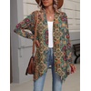 Zeagoo Lightweight Cardigan for Women Long Sleeve Open Front Cardigans(A Multicolor-mz721)