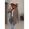 Zeagoo Lightweight Cardigan for Women Long Sleeve Open Front Cardigans(Brown)