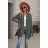 Zeagoo Lightweight Cardigan for Women Long Sleeve Open Front Cardigans(Green)