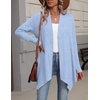 Zeagoo Lightweight Cardigan for Women Long Sleeve Open Front Cardigans(Light Blue)