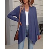 Zeagoo Lightweight Cardigan for Women Long Sleeve Open Front Cardigans(Navy Blue)