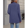 Zeagoo Lightweight Cardigan for Women Long Sleeve Open Front Cardigans(Navy Blue)