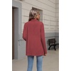 Zeagoo Lightweight Cardigan for Women Long Sleeve Open Front Cardigans(Red)