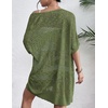 Zeagoo Lightweight Summer Crochet Cardigan for Women(Army Green)