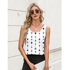 Zeagoo Silk Satin Tank Tops for Women Scoop Neck Sleeveless Camisole Tops(Jh599)