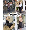 Zeagoo Skirts for Women High Waist Skirt Elegant Midi Skirt Satin(Black)