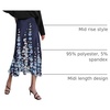 Zeagoo Skirts for Women High Waist Skirt Elegant Midi Skirt Satin(Sf119)