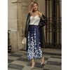 Zeagoo Skirts for Women High Waist Skirt Elegant Midi Skirt Satin(Sf119)