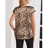 Zeagoo Women Satin V Neck Blouse Cap Short Sleeve Business Casual Top S-2XL(An550)
