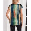 Zeagoo Women Satin V Neck Blouse Cap Short Sleeve Business Casual Top S-2XL(Cx289)