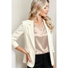 Zeagoo Women Satin V Neck Blouse Cap Short Sleeve Business Casual Top S-2XL(Light Grey)