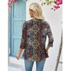 Zeagoo Women’s 2026 Summer 3/4 Sleeve Lightweight Cardigans Ruffles Coverup(A-mz721)