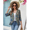 Zeagoo Women’s 2026 Summer 3/4 Sleeve Lightweight Cardigans Ruffles Coverup(Mz779)
