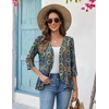 Zeagoo Women’s 2026 Summer 3/4 Sleeve Lightweight Cardigans Ruffles Coverup(Mz779)