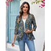 Zeagoo Women’s 2026 Summer 3/4 Sleeve Lightweight Cardigans Ruffles Coverup(Mz779)