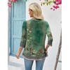 Zeagoo Women’s 2026 Summer 3/4 Sleeve Lightweight Cardigans Ruffles Coverup(Mz839)