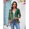 Zeagoo Women’s 2026 Summer 3/4 Sleeve Lightweight Cardigans Ruffles Coverup(Mz839)