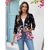 Zeagoo Women’s 2026 Summer 3/4 Sleeve Lightweight Cardigans Ruffles Coverup(Sf31)