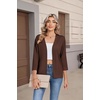 Zeagoo Womens 3/4 Sleeve Cropped Cardigan Sweater Lightweight Bolero Shrugs(Teal)