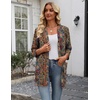 Zeagoo Women’s 3/4 Sleeve Lightweight Cardigan Casual Open Front Cardigans(A-mz721)