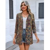 Zeagoo Women’s 3/4 Sleeve Lightweight Cardigan Casual Open Front Cardigans(A-mz721)