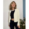 Zeagoo Women’s Lightweight Summer Cardigan Thin Cropped Long Sleeve Shrug(Beige)