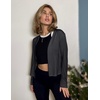 Zeagoo Women’s Lightweight Summer Cardigan Thin Cropped Long Sleeve Shrug(Dark Gray)