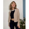 Zeagoo Women’s Lightweight Summer Cardigan Thin Cropped Long Sleeve Shrug(Khaki)
