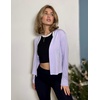 Zeagoo Women’s Lightweight Summer Cardigan Thin Cropped Long Sleeve Shrug(Lavender)