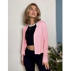 Zeagoo Women’s Lightweight Summer Cardigan Thin Cropped Long Sleeve Shrug(Pink)