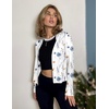 Zeagoo Women’s Lightweight Summer Cardigan Thin Cropped Long Sleeve Shrug(Printed Floral Bf290)